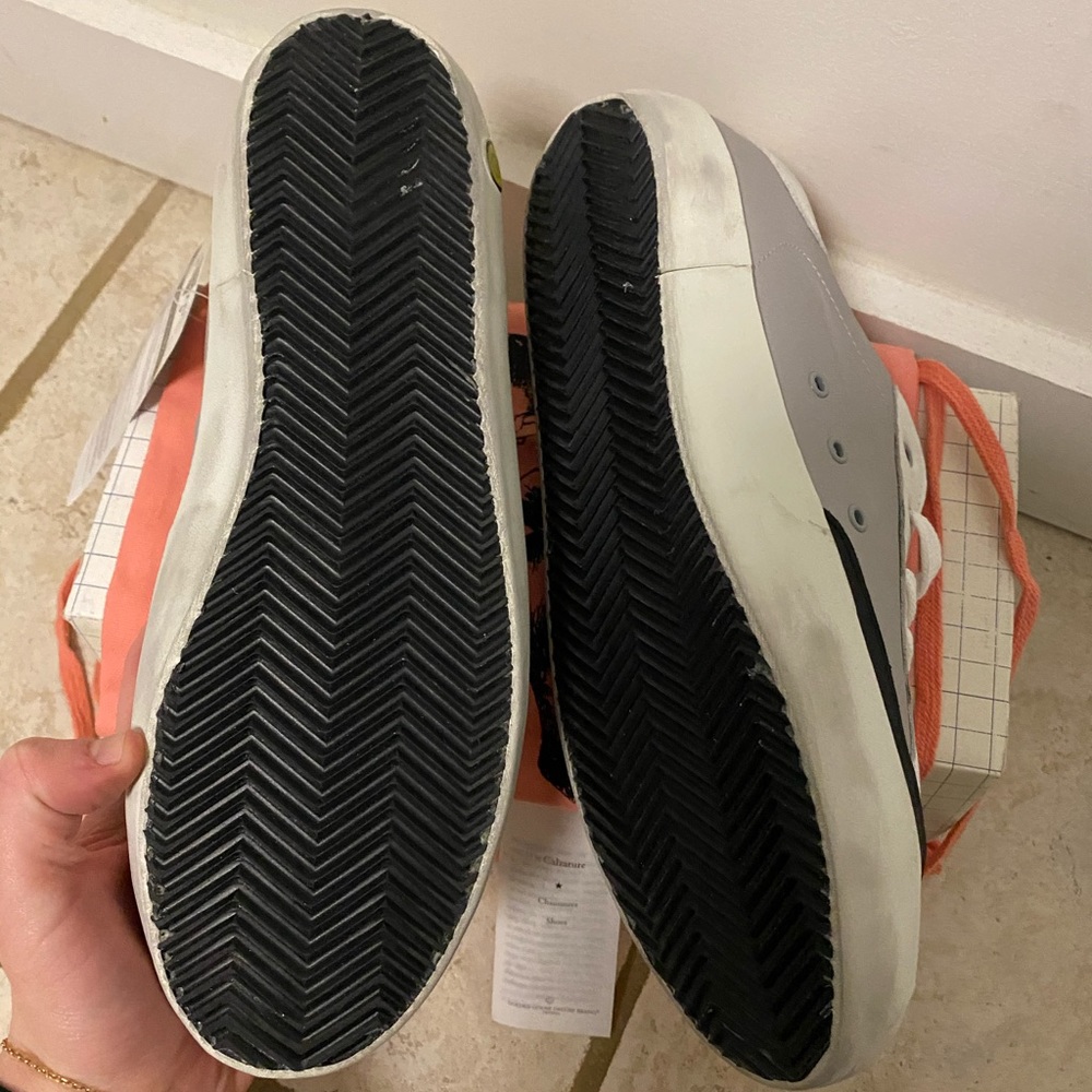 SALE Golden goose leather superstar sneakers - Picture 4 of 7